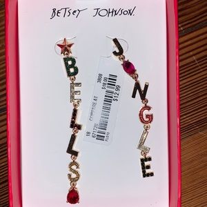 Betsey Johnson earrings